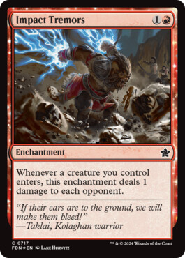 Impact Tremors - Magic: The Gathering Foundations