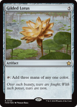 Gilded Lotus - Magic: The Gathering Foundations