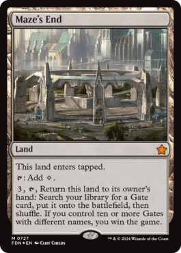 Maze's End - Magic: The Gathering Foundations