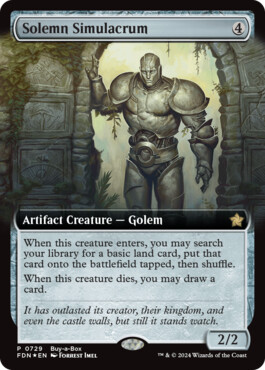 Solemn Simulacrum - Magic: The Gathering Foundations