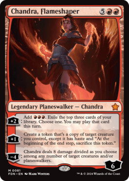 Chandra, Flameshaper - Magic: The Gathering Foundations