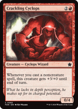 Crackling Cyclops - Magic: The Gathering Foundations