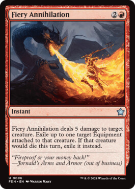 Fiery Annihilation - Magic: The Gathering Foundations