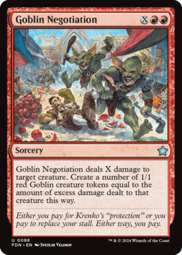 Goblin Negotiation - Magic: The Gathering Foundations