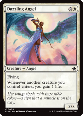 Dazzling Angel - Magic: The Gathering Foundations