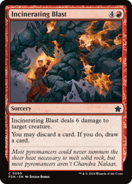 Incinerating Blast - Magic: The Gathering Foundations