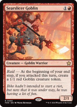 Searslicer Goblin - Magic: The Gathering Foundations