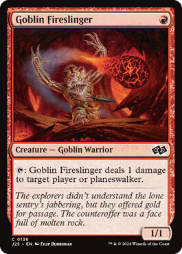 Goblin Fireslinger - Foundations Jumpstart