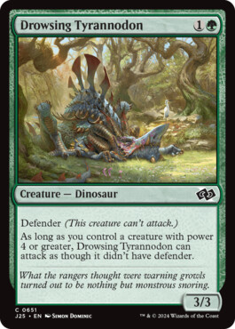 Drowsing Tyrannodon - Foundations Jumpstart