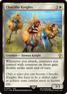 Chocobo Knights - Final Fantasy Commander
