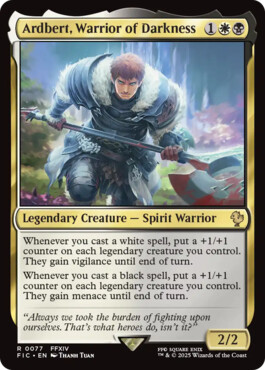 Ardbert, Warrior of Darkness - Final Fantasy Commander