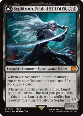 Sephiroth, Fabled SOLDIER -> Sephiroth, One-Winged Angel - Final Fantasy