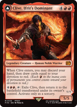 Clive, Ifrit's Dominant -> Ifrit, Warden of Inferno - Final Fantasy