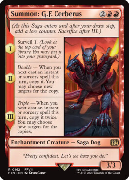 Summon: G.F. Cerberus - Final Fantasy