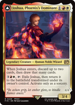 Joshua, Phoenix's Dominant -> Phoenix, Warden of Fire - Final Fantasy