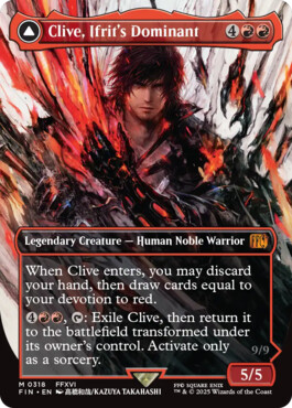 Clive, Ifrit's Dominant -> Ifrit, Warden of Inferno - Final Fantasy