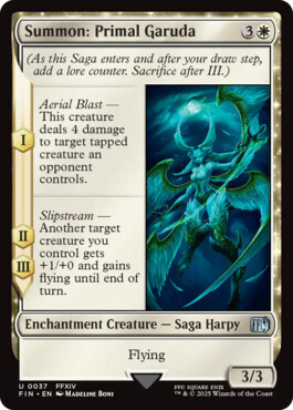 Summon: Primal Garuda - Final Fantasy