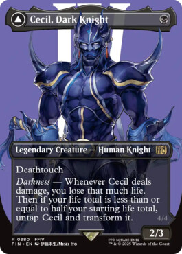 Cecil, Dark Knight -> Cecil, Redeemed Paladin - Final Fantasy
