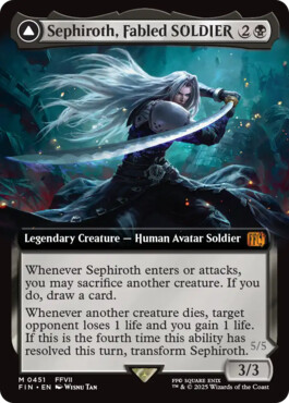Sephiroth, Fabled SOLDIER -> Sephiroth, One-Winged Angel - Final Fantasy