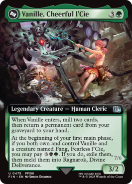 Vanille, Cheerful l'Cie -> Ragnarok, Divine Deliverance - Final Fantasy