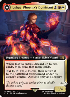 Joshua, Phoenix's Dominant -> Phoenix, Warden of Fire - Final Fantasy