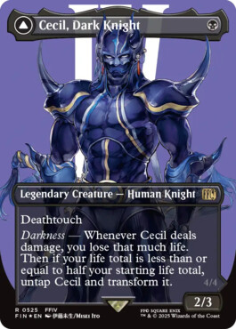 Cecil, Dark Knight -> Cecil, Redeemed Paladin - Final Fantasy