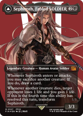 Sephiroth, Fabled SOLDIER -> Sephiroth, One-Winged Angel - Final Fantasy