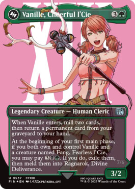 Vanille, Cheerful l'Cie -> Ragnarok, Divine Deliverance - Final Fantasy