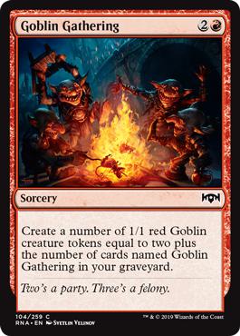 Goblin Gathering - Ravnica Allegiance