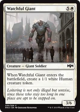 Watchful Giant - Ravnica Allegiance