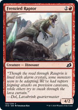 Frenzied Raptor - Ikoria: Lair of Behemoths