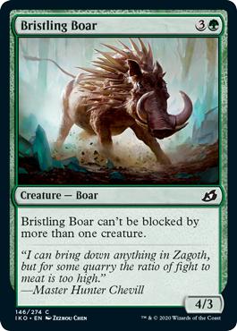 Bristling Boar - Ikoria: Lair of Behemoths