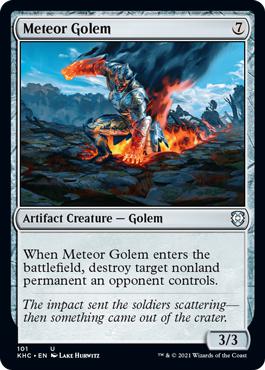 Meteor Golem - Kaldheim Commander
