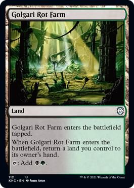Golgari Rot Farm - Kaldheim Commander