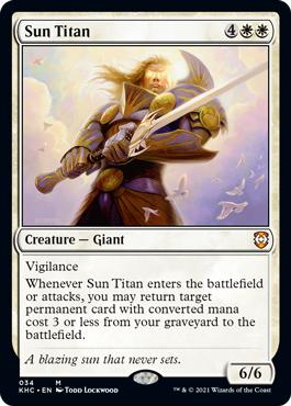 Sun Titan - Kaldheim Commander