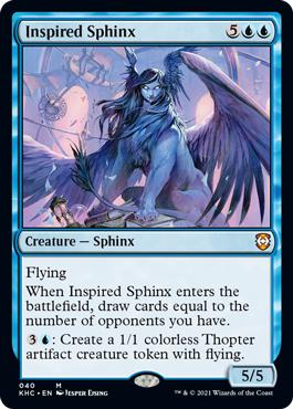 Inspired Sphinx - Kaldheim Commander