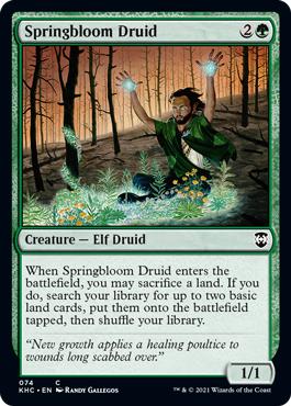 Springbloom Druid - Kaldheim Commander
