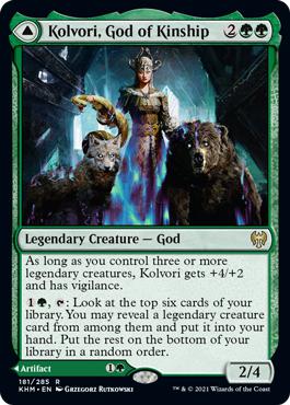 Kolvori, God of Kinship // The Ringhart Crest - Kaldheim