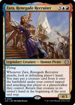 Zara, Renegade Recruiter - The Lost Caverns of Ixalan Commander