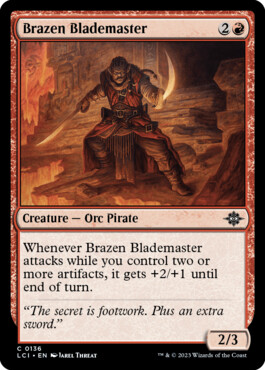 Brazen Blademaster - The Lost Caverns of Ixalan