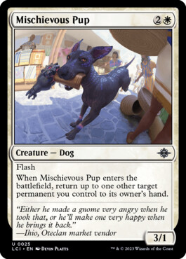 Mischievous Pup - The Lost Caverns of Ixalan