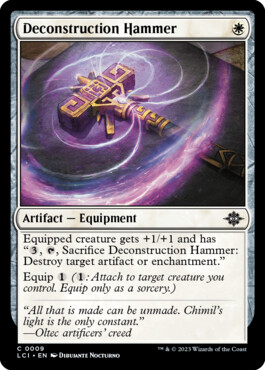 Deconstruction Hammer - The Lost Caverns of Ixalan