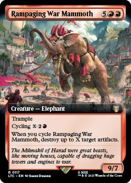 Rampaging War Mammoth - The Lord of the Rings: Tales of Middle Earth Commander