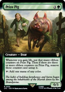 Prize Pig - The Lord of the Rings: Tales of Middle Earth Commander