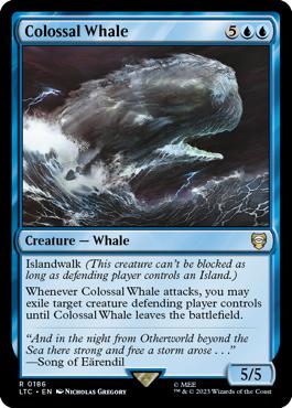 Colossal Whale - The Lord of the Rings: Tales of Middle Earth Commander