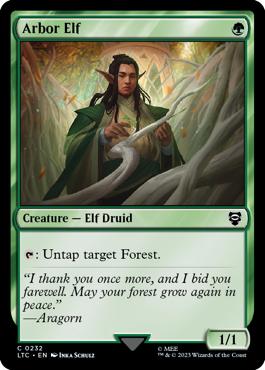 Arbor Elf - The Lord of the Rings: Tales of Middle Earth Commander