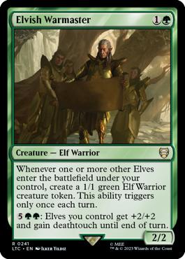 Elvish Warmaster - The Lord of the Rings: Tales of Middle Earth Commander