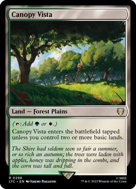Canopy Vista - The Lord of the Rings: Tales of Middle Earth Commander