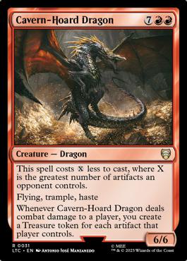 Cavern-Hoard Dragon - The Lord of the Rings: Tales of Middle Earth Commander