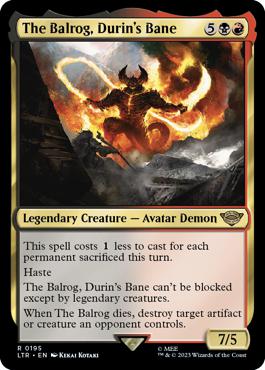 The Balrog, Durin's Bane - The Lord of the Rings: Tales of Middle Earth